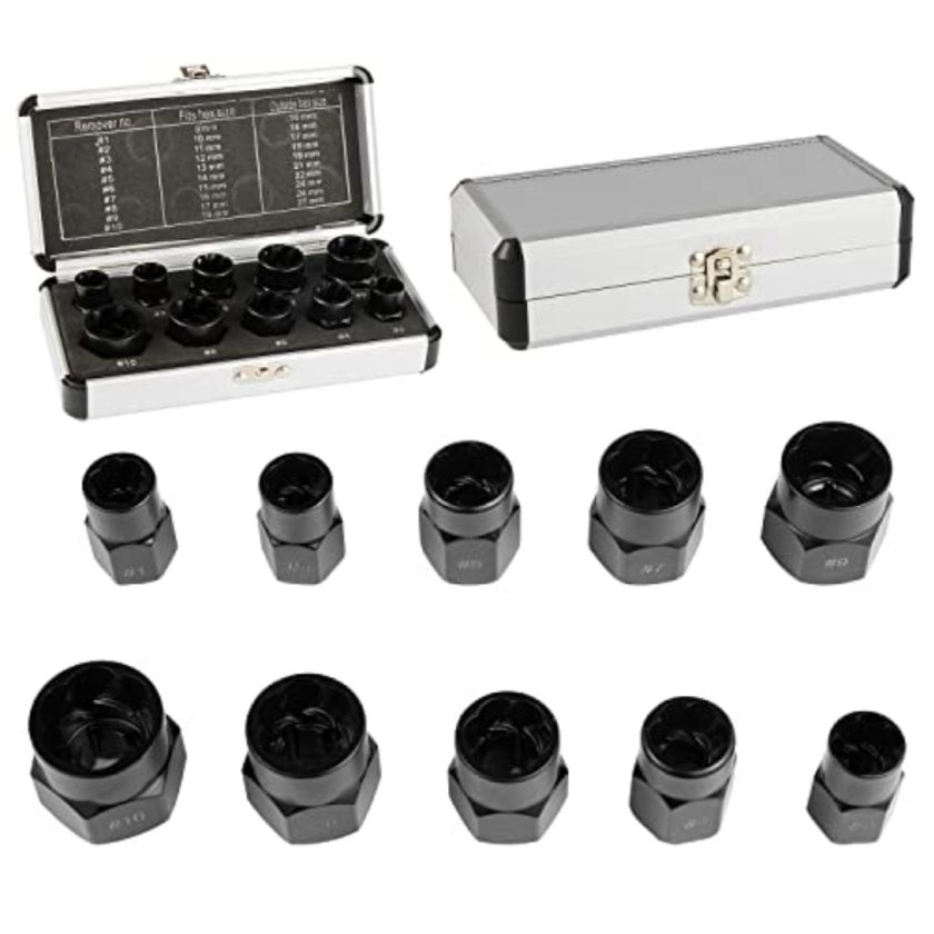 set alata za odvrtanje ostecenih sarafa i matica 9-19mm