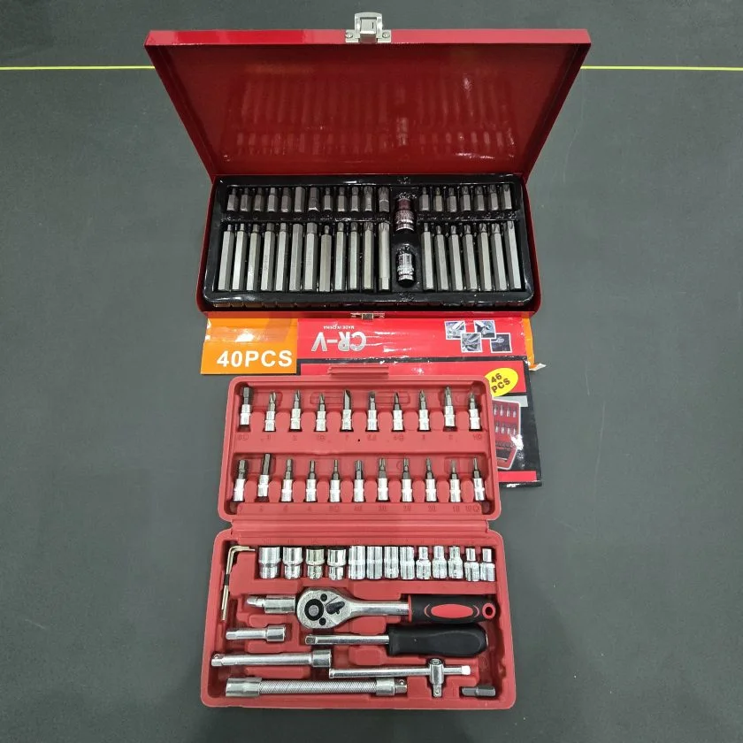 set malih gedora 46 dijelova i set inbusa torxa zvijezde 40 dijelova